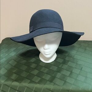 Cotton On Wide-Brim Felt Hat - Black